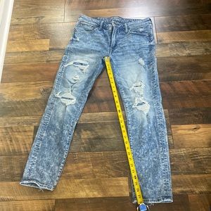 Mens size 34 American Eagle jeans, Next Level Airflex.